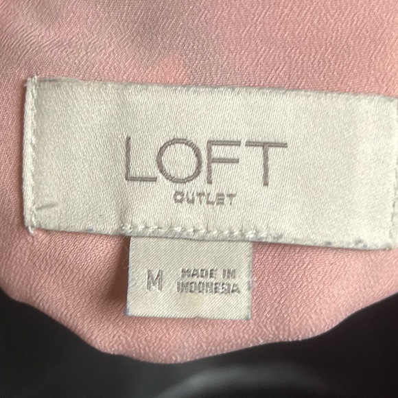 LOFT Floral Peony Wrap Dress M - Picture 4 of 6